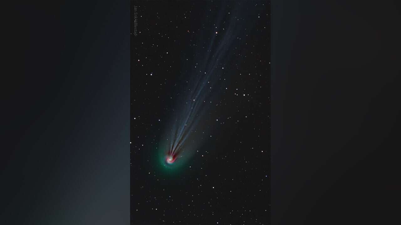 Massive comet with outbursts of brightness makes its approach toward Sun