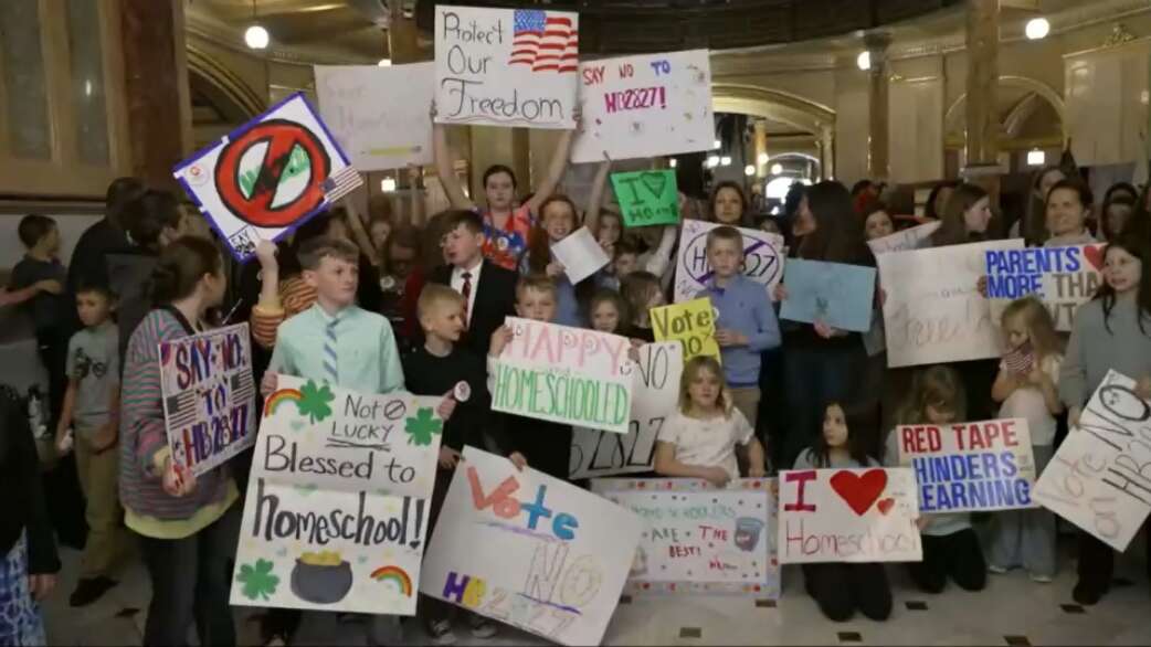 Illinois families protest homeschool bill 'overreach' at Capitol, but legislation advances