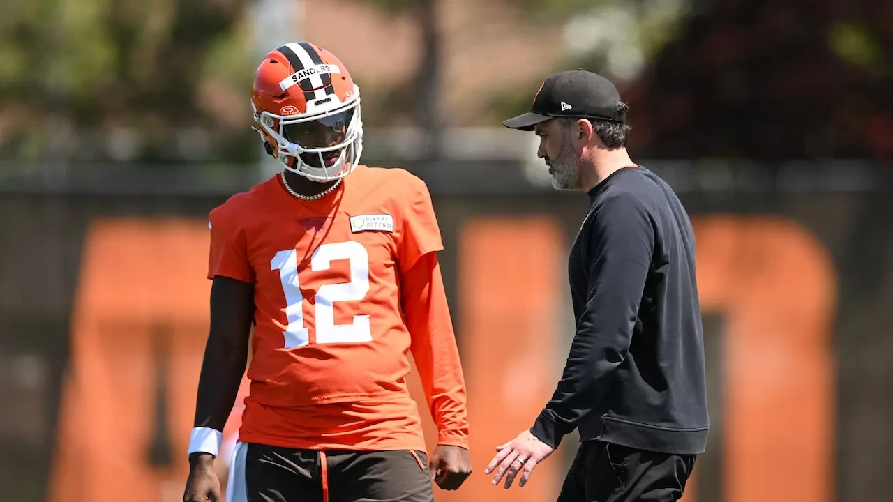 Shedeur Sanders' coach declines to give clarity on quarterback's standing after stunning preseason debut