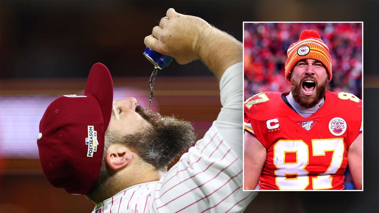 Chiefs’ Travis Kelce reveals offseason weight gain in drinking debate with brother Jason Kelce