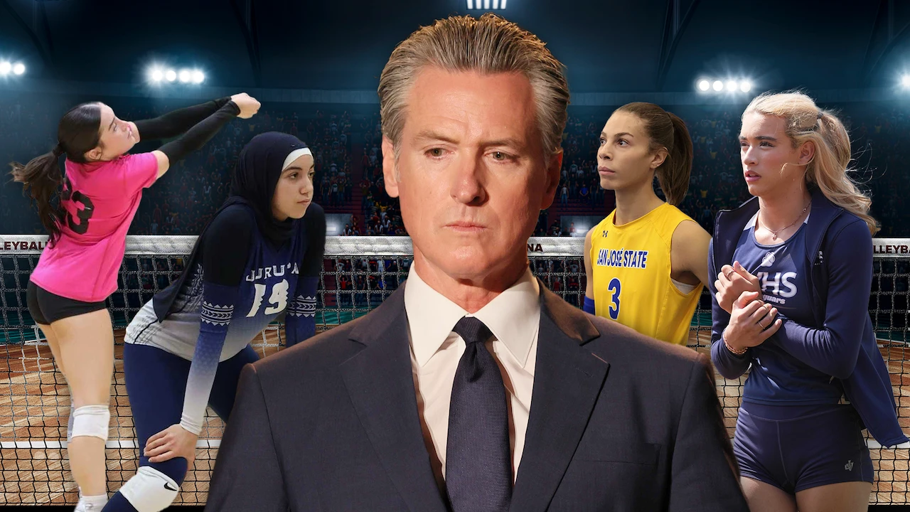 Newsom signs law to approve athlete equity study as more California schools oppose males in girls' sports