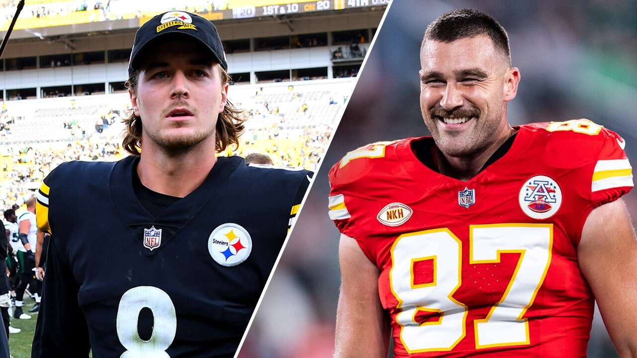 Travis Kelce channels girlfriend Taylor Swift to explain Steelers-Kenny Pickett breakup