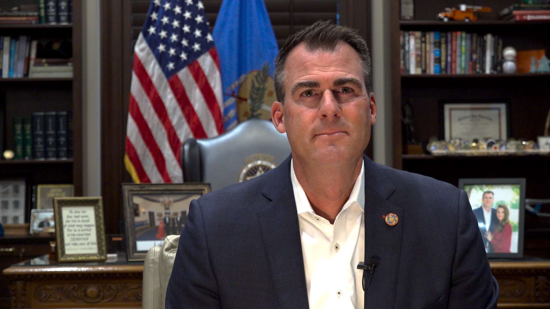 Oklahoma Gov. Stitt to begin second term