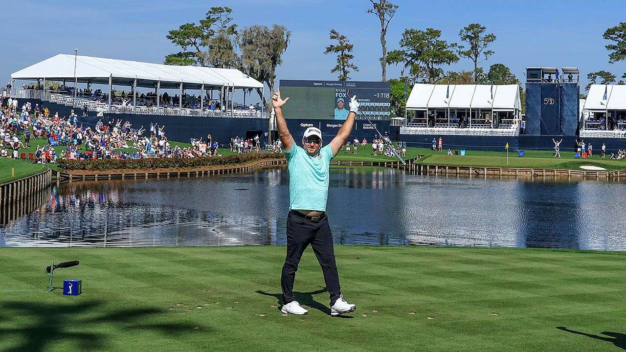 PGA Tour golfer Ryan Fox makes history after hole-in-one on island green at The Players