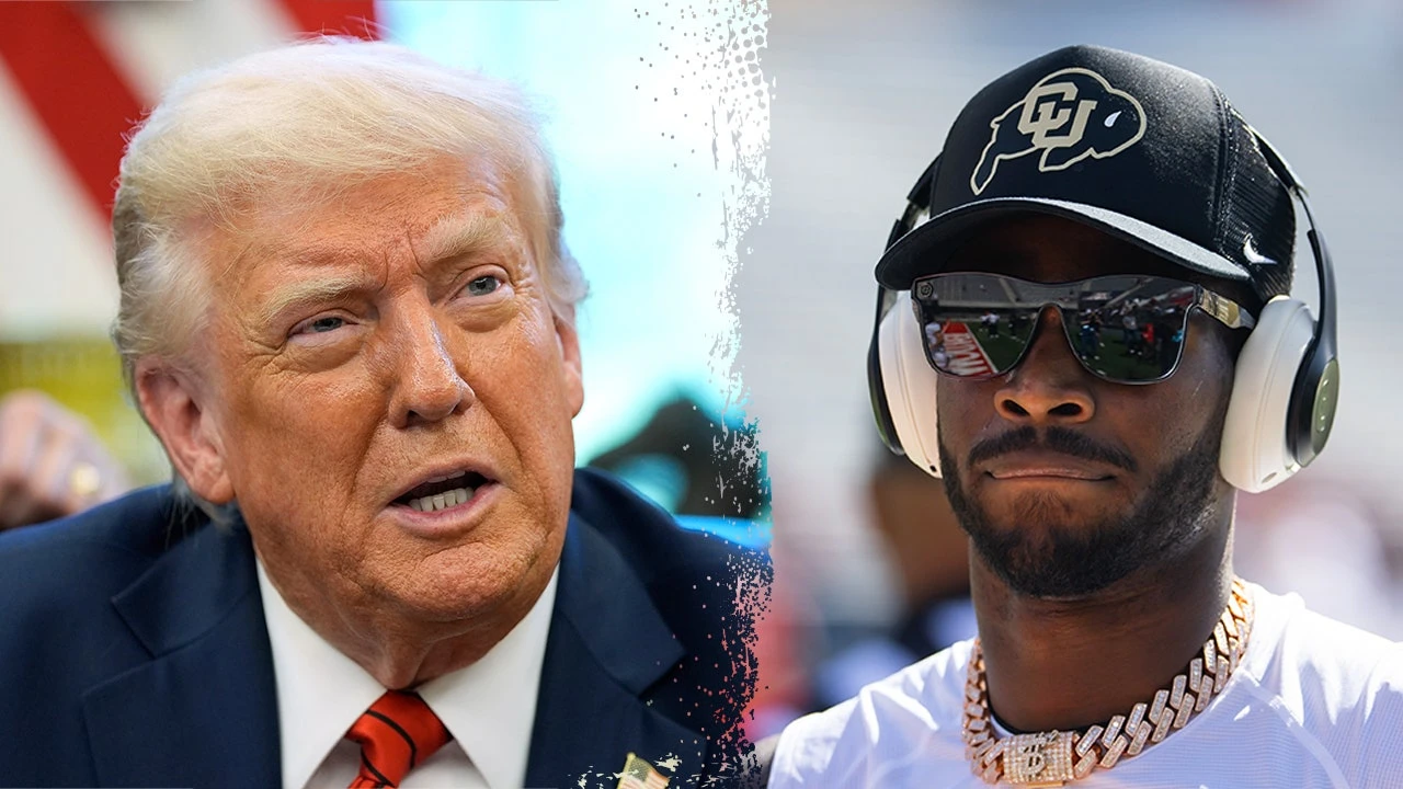 Shilo Sanders talks Trump's post about his brother amid NFL Draft slide