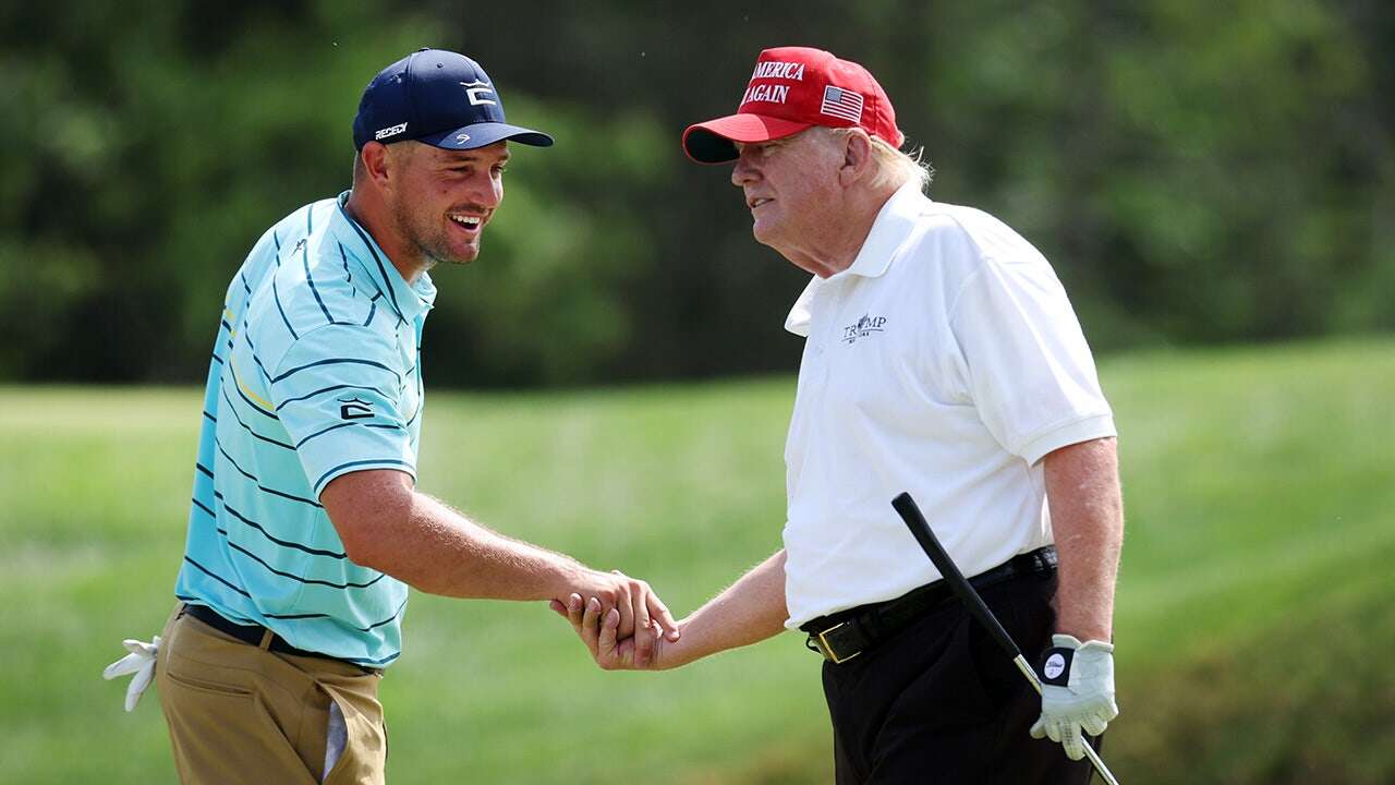 Trump invites US Open champ Bryson DeChambeau on stage during victory speech