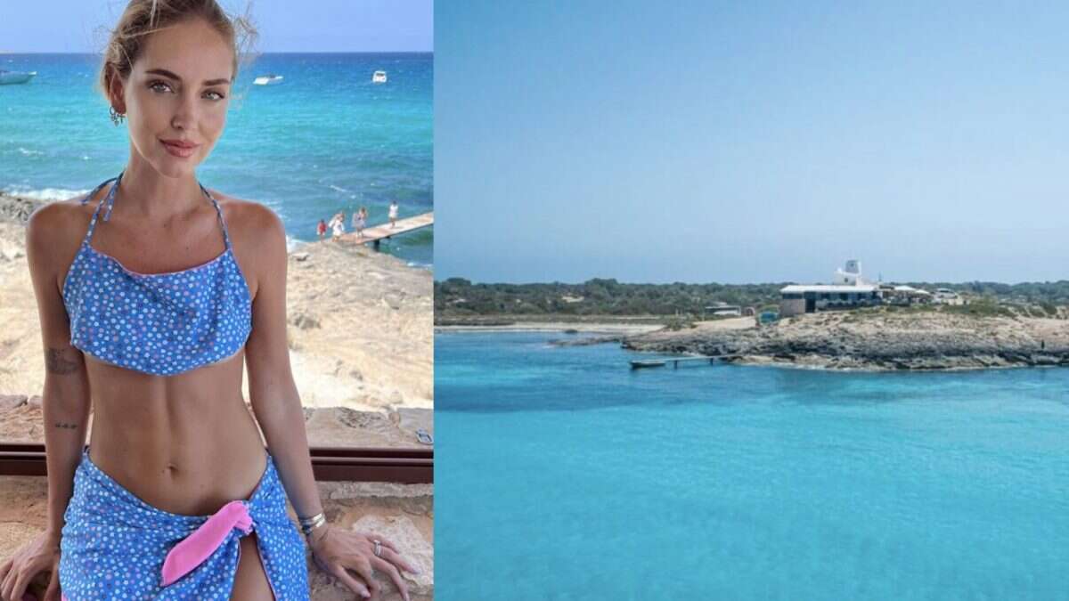 Chiara Ferragni a Formentera per Ferragosto: quanto costa il ristorante con vista sulla spiaggia