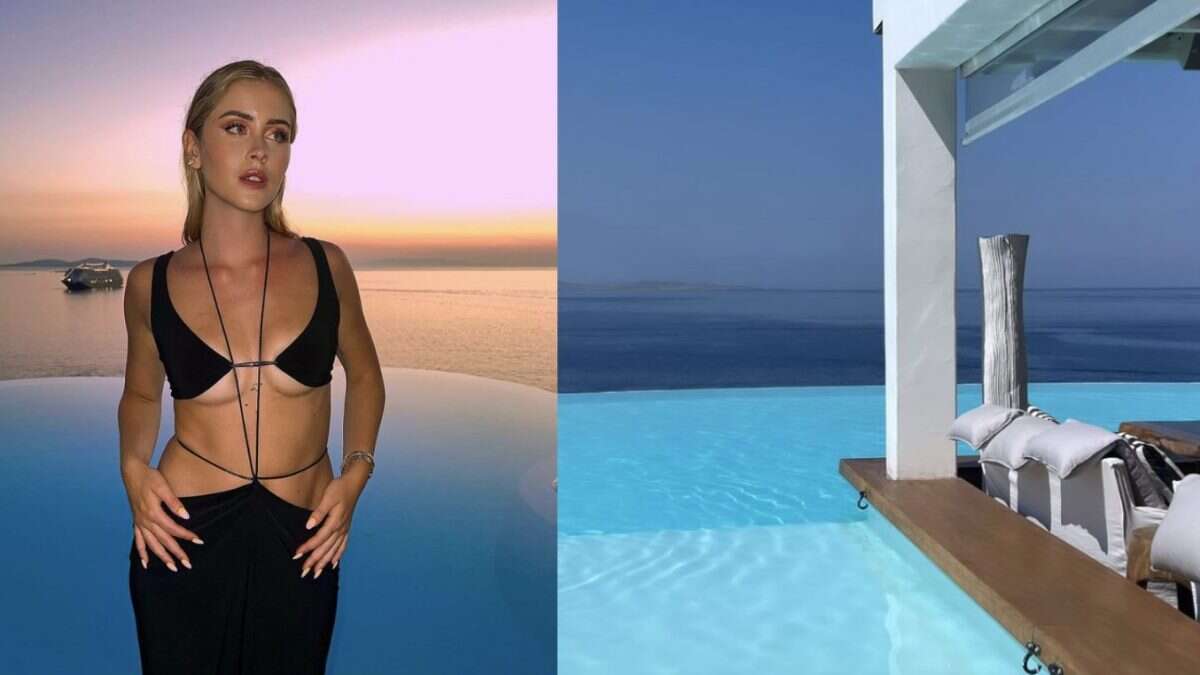 Valentina Ferragni a Mykonos: quanto costa l’hotel con piscina a sfioro sul mare