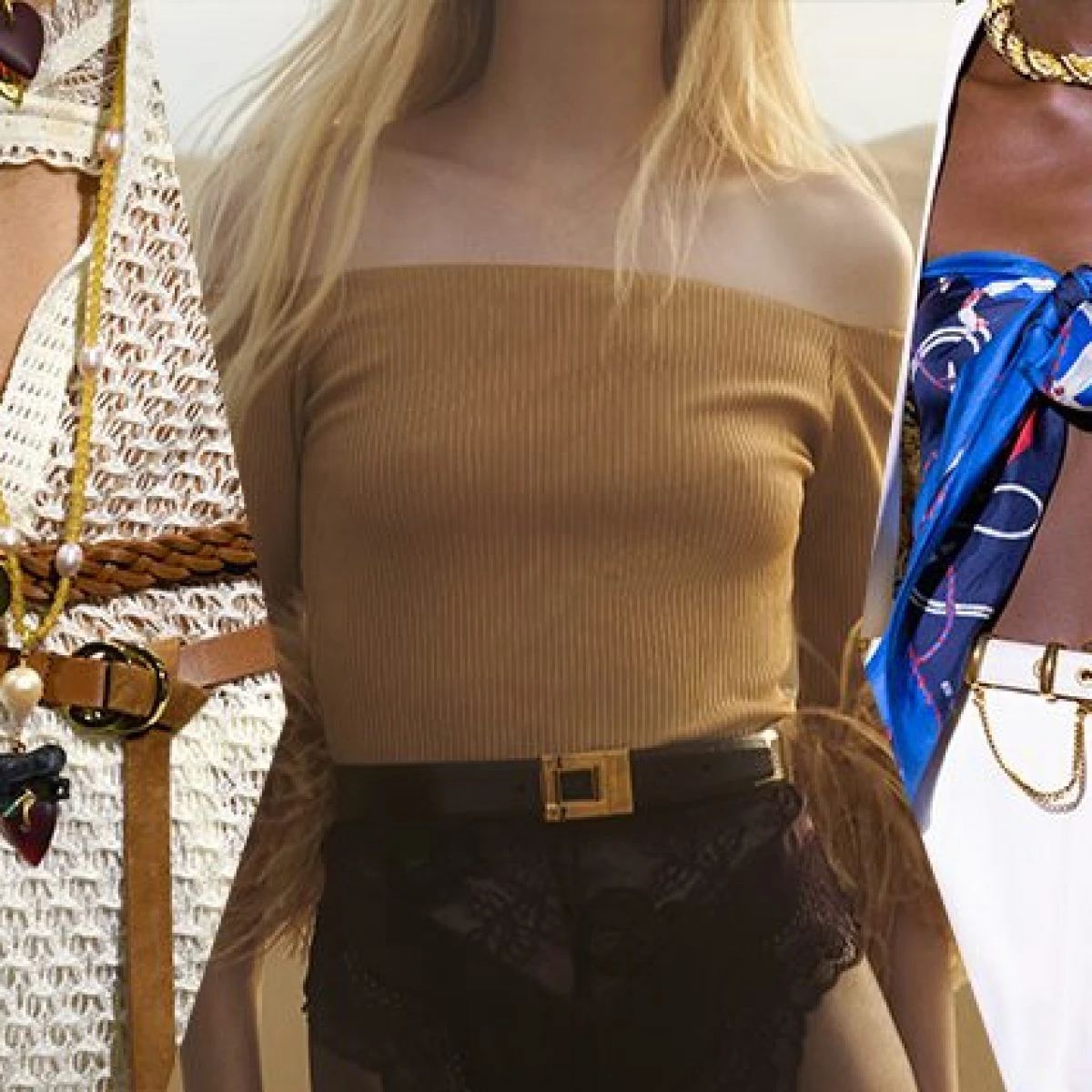Tendenze moda per l’estate 2021: protagoniste del look sono le cinture bene in vista