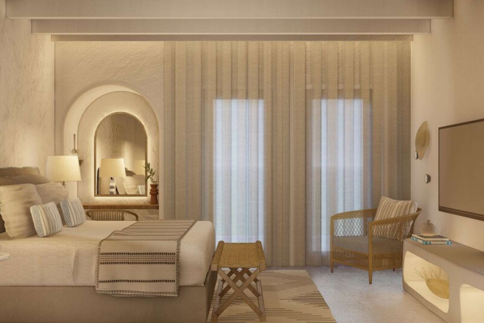 A new luxury points resort is opening on a stunning Greek island next year