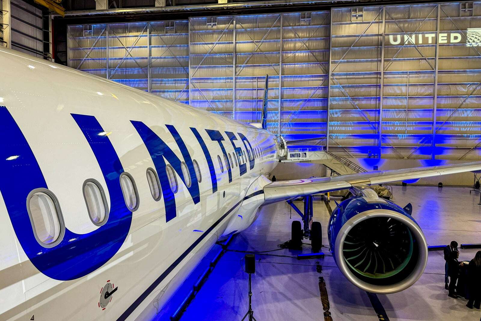 United is halfway done with cabin overhauls, battles rival Delta for best inflight tech