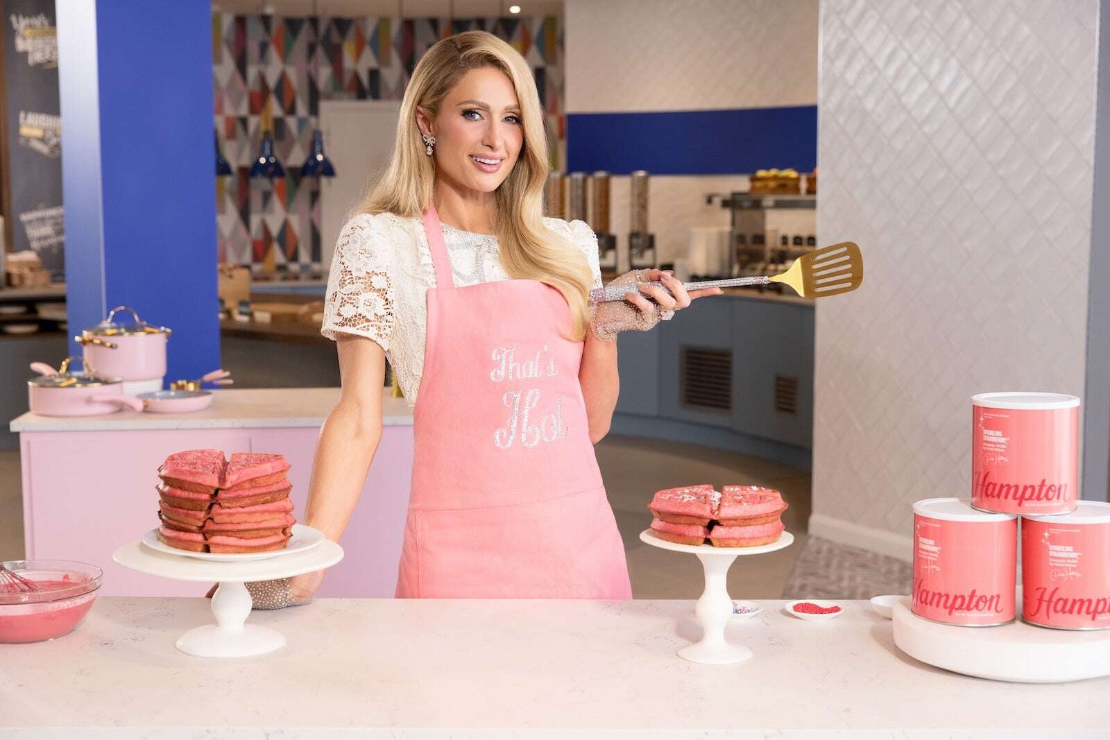 That’s hot: Hampton by Hilton is now serving glittery pink waffles by Paris Hilton