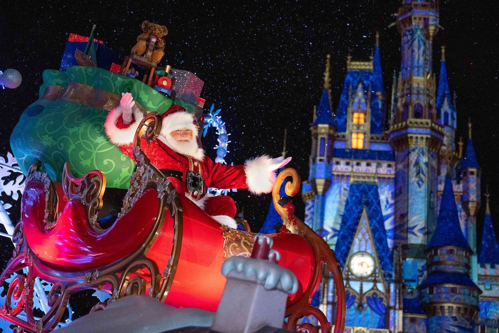 When does Disney World decorate for Christmas?