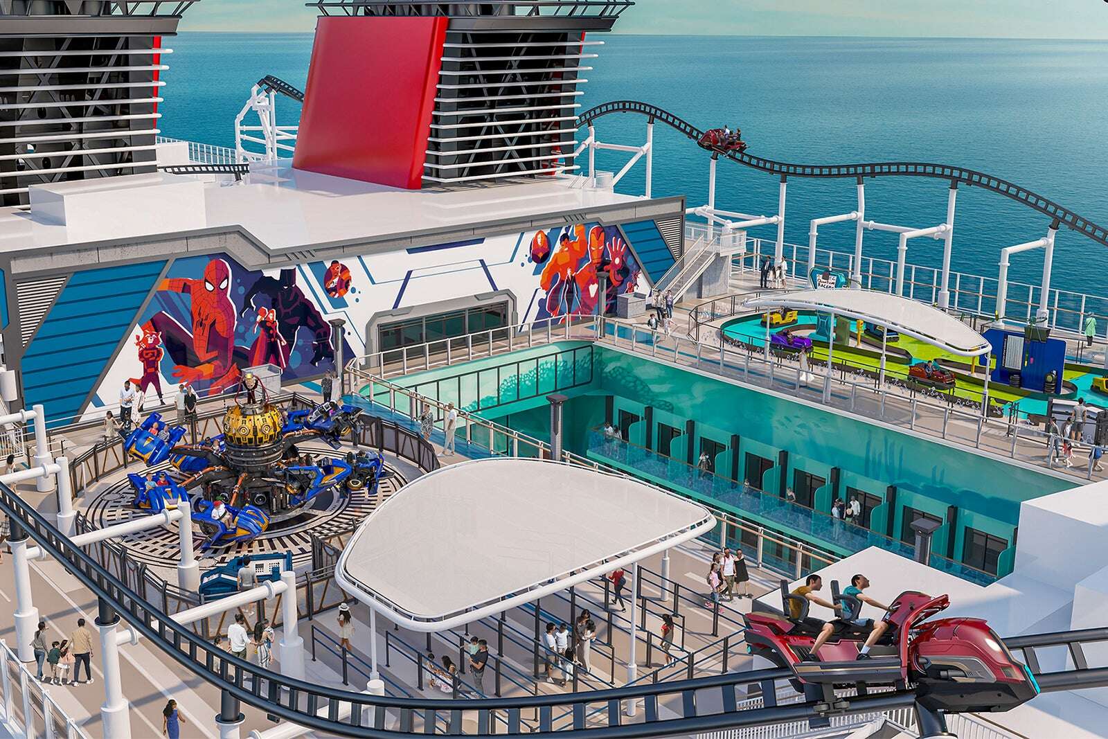 New Disney cruise ship to set sail with the longest rollercoaster at sea and other ‘firsts’