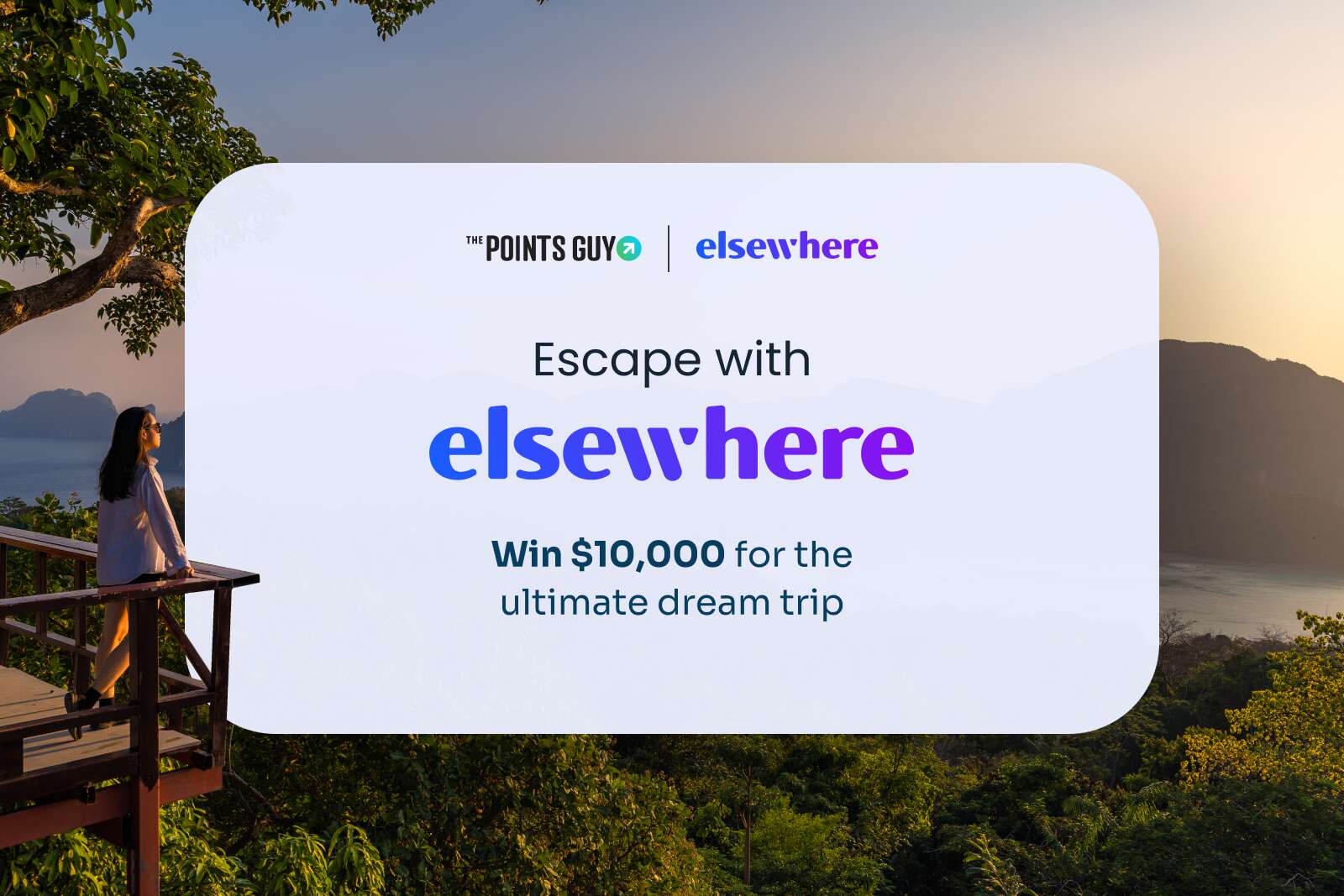 You could win $10,000 toward the trip of a lifetime with TPG’s sister company Elsewhere