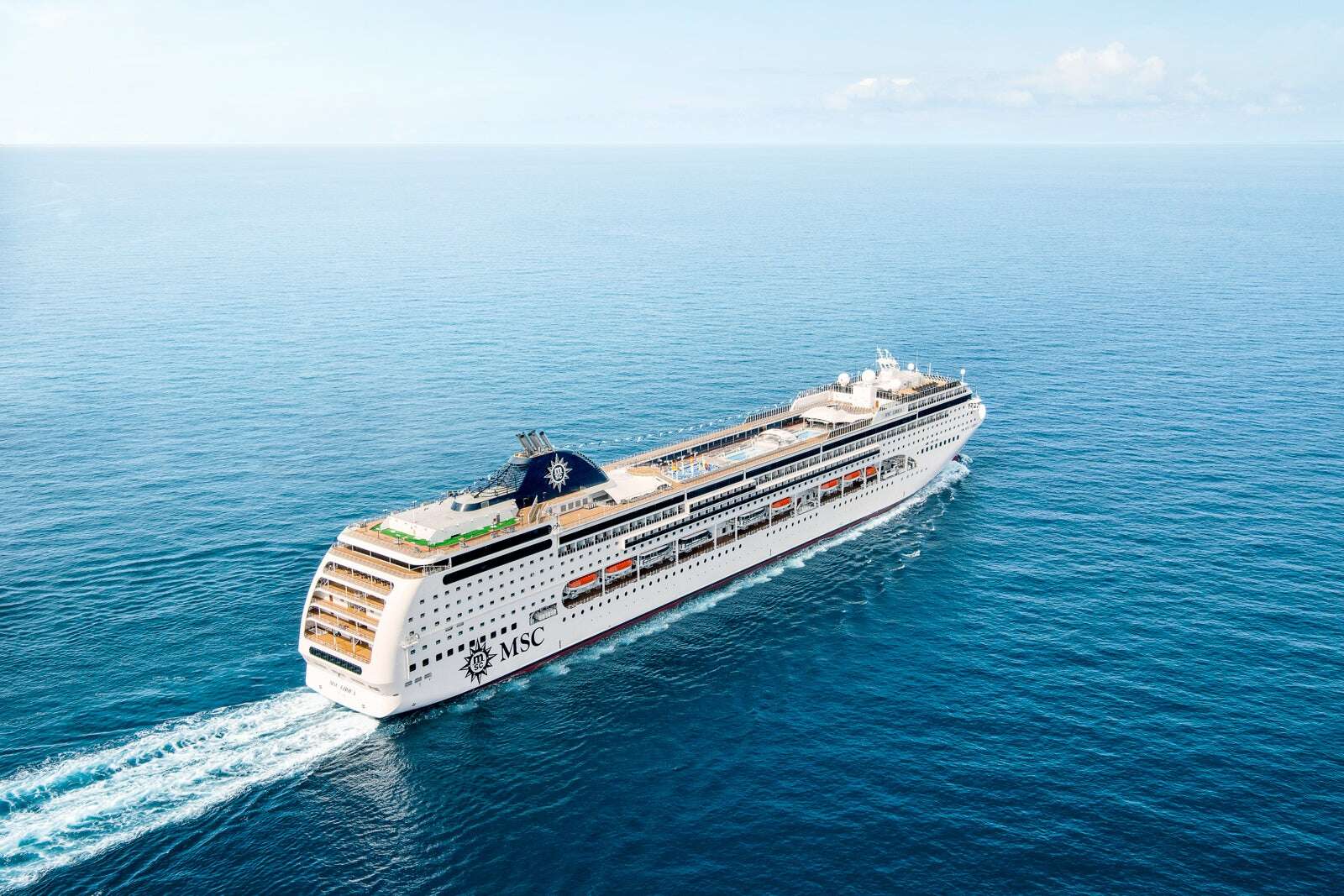 MSC Cruises ships ranked by size from biggest to smallest — the complete list