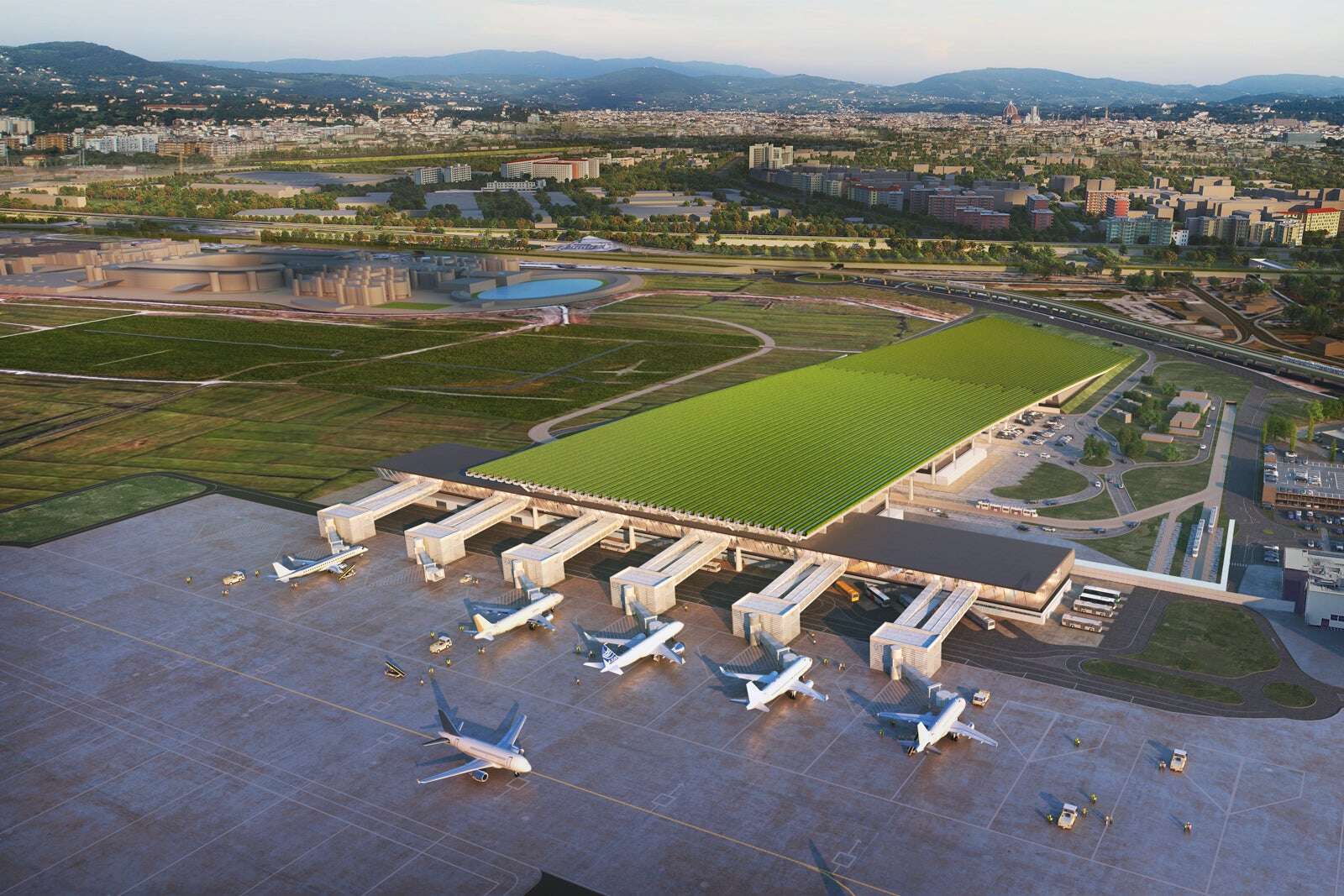 A vineyard on an airport roof? We’ll drink to that