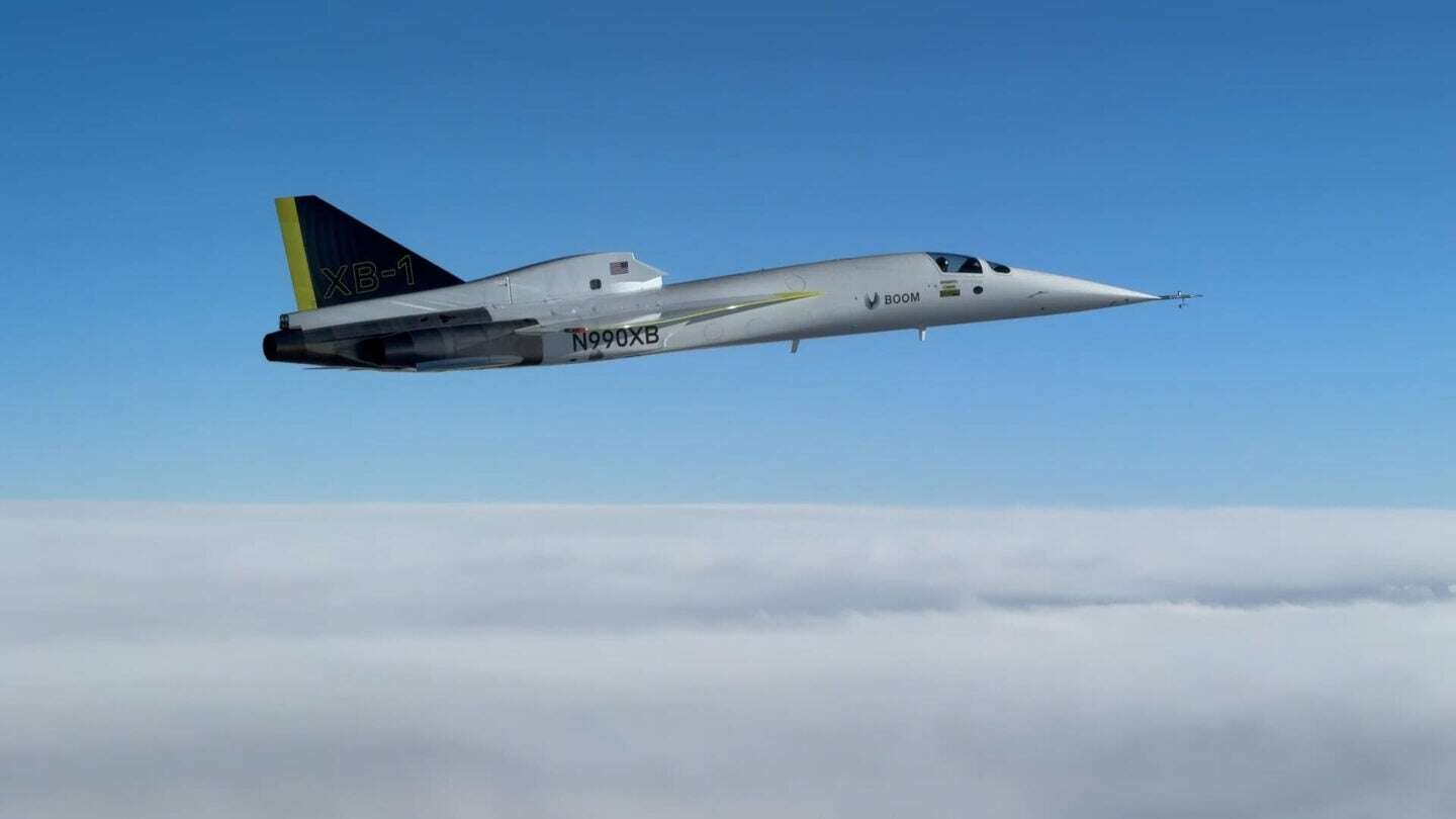 Supersonic travel is a step closer as Boom flies demonstrator jet above Mach 1