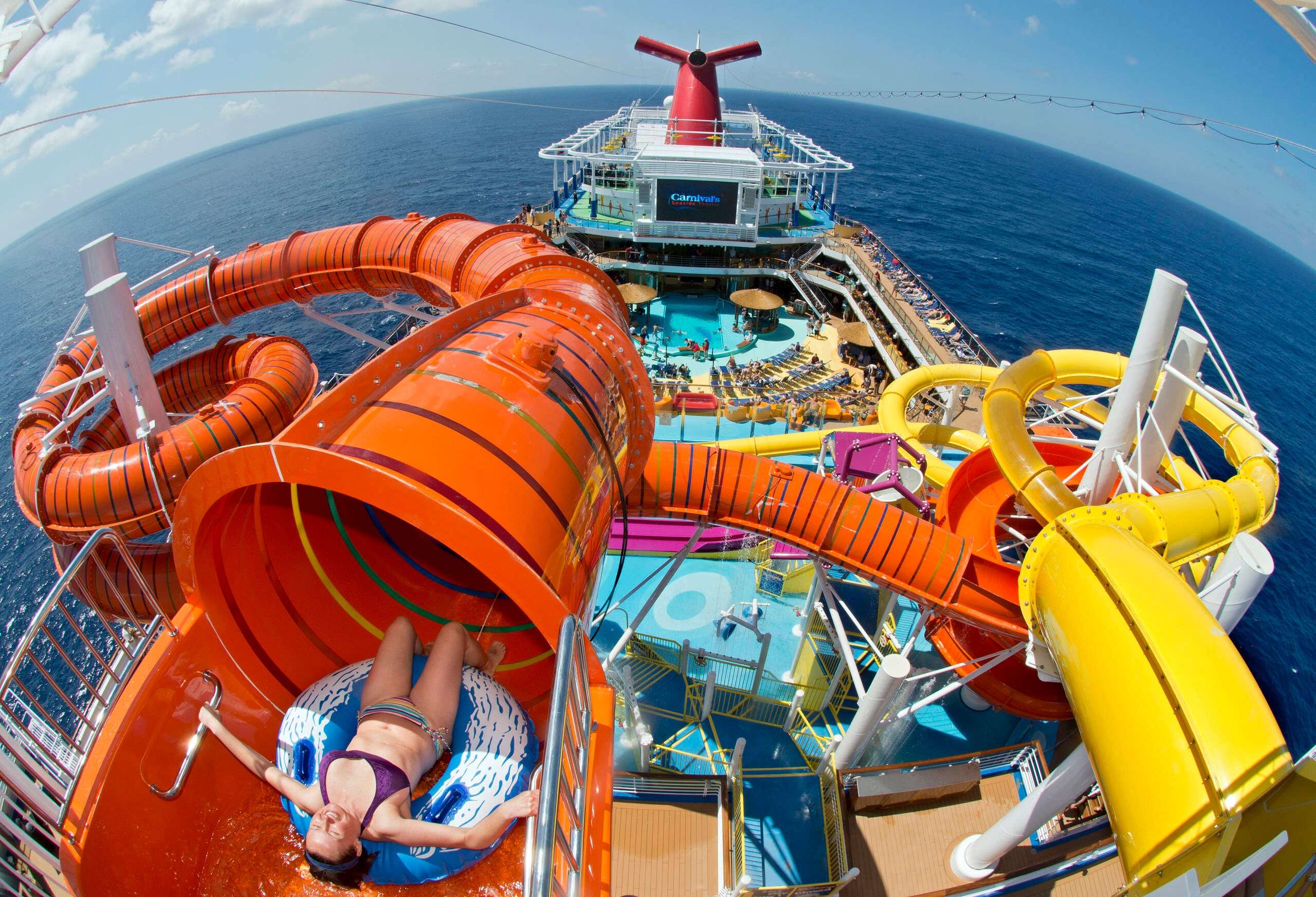 The 7 best cruise ship waterslides and watery fun zones