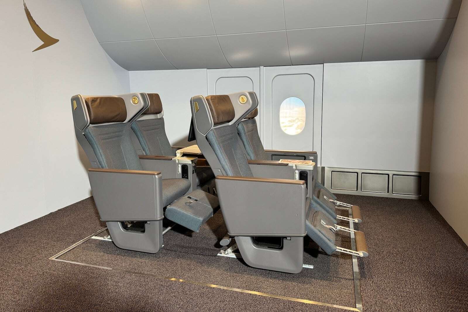 We got a sneak peek at Cathay Pacific’s sleek new premium economy seats