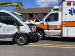 EMS technician injured in head-on collision in Waianae