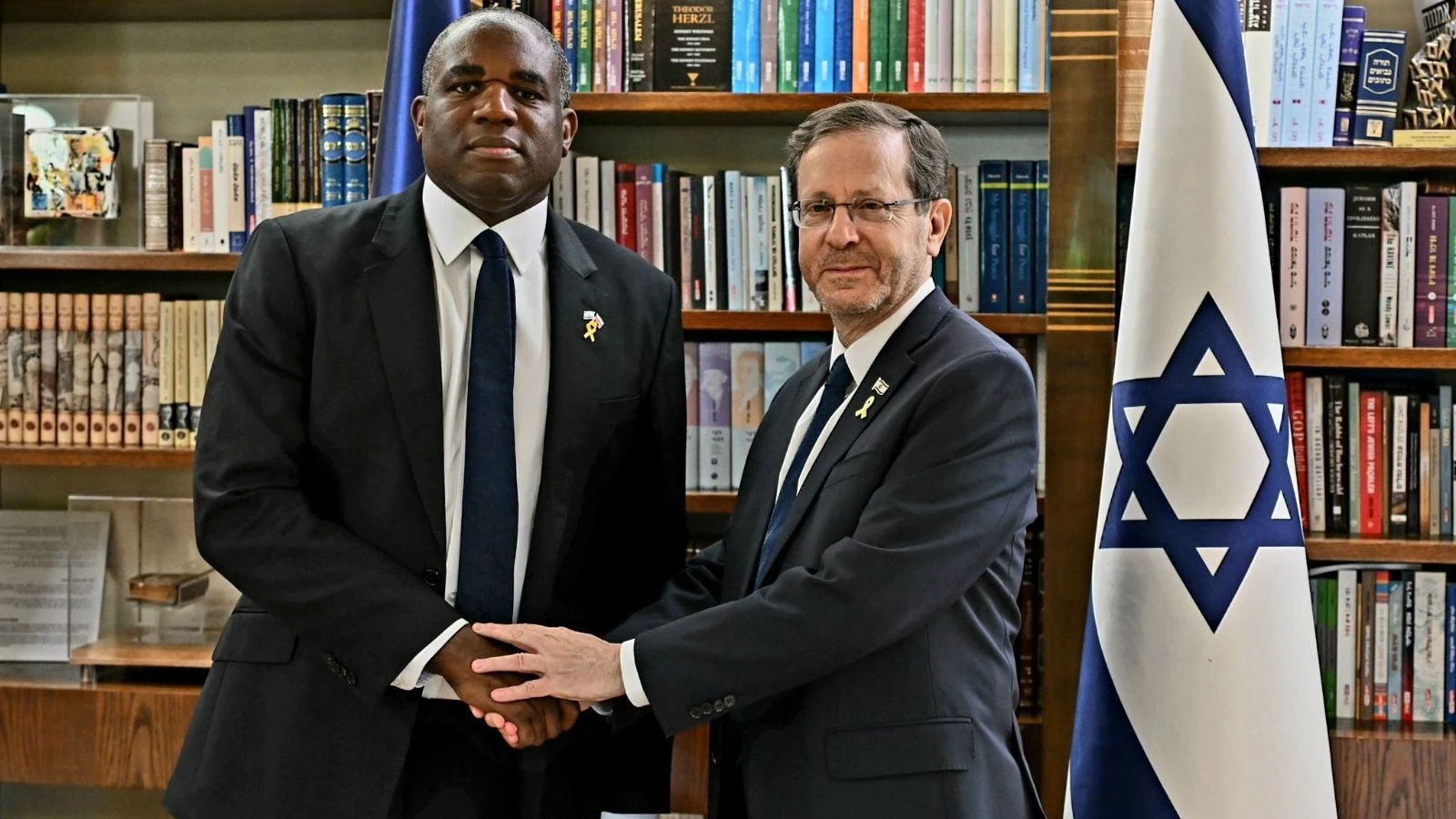 Lammy calls for Gaza ceasefire in first trip to Israel as foreign secretary