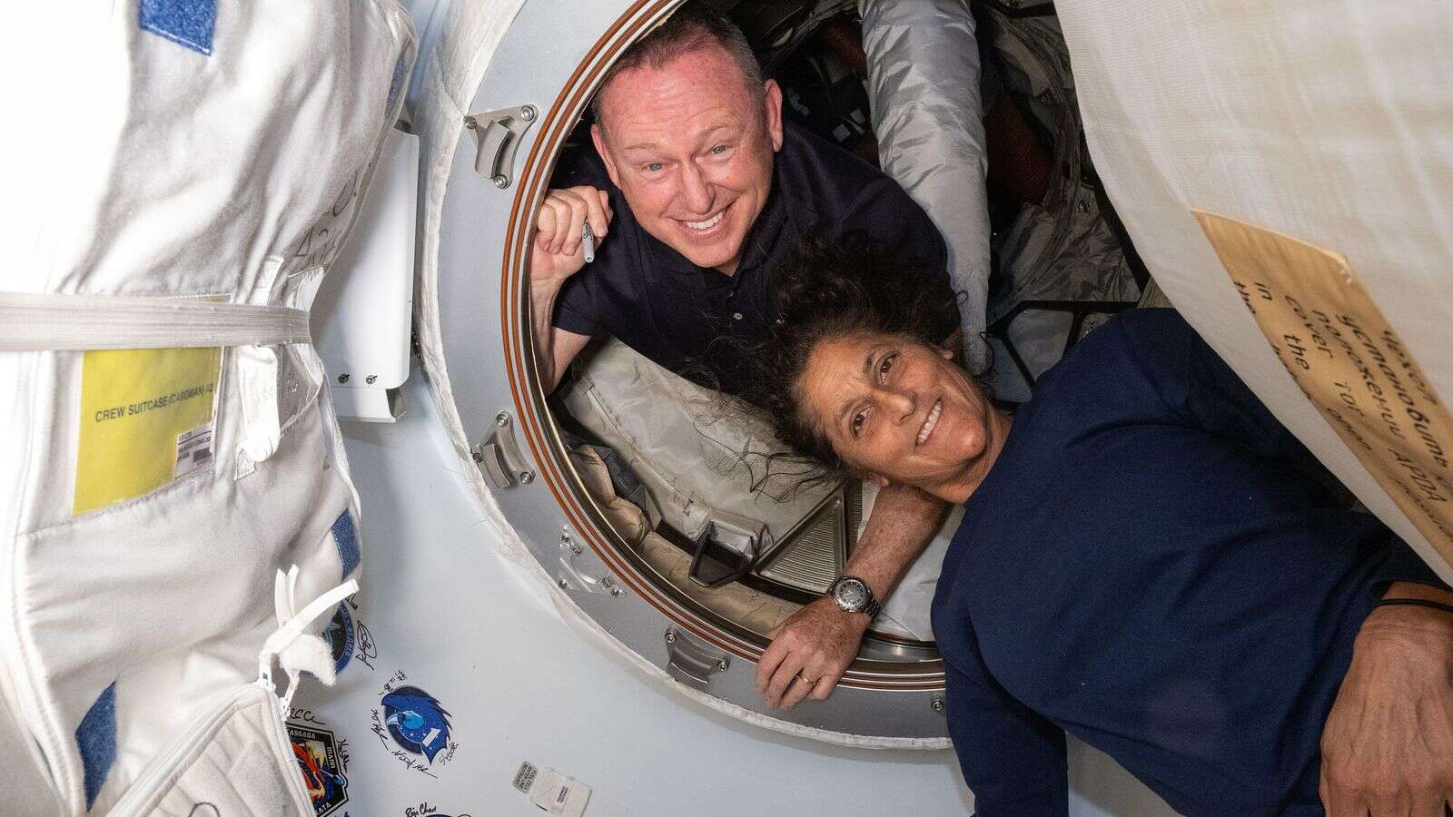 Two astronauts stuck in space for more than nine months to head back to Earth