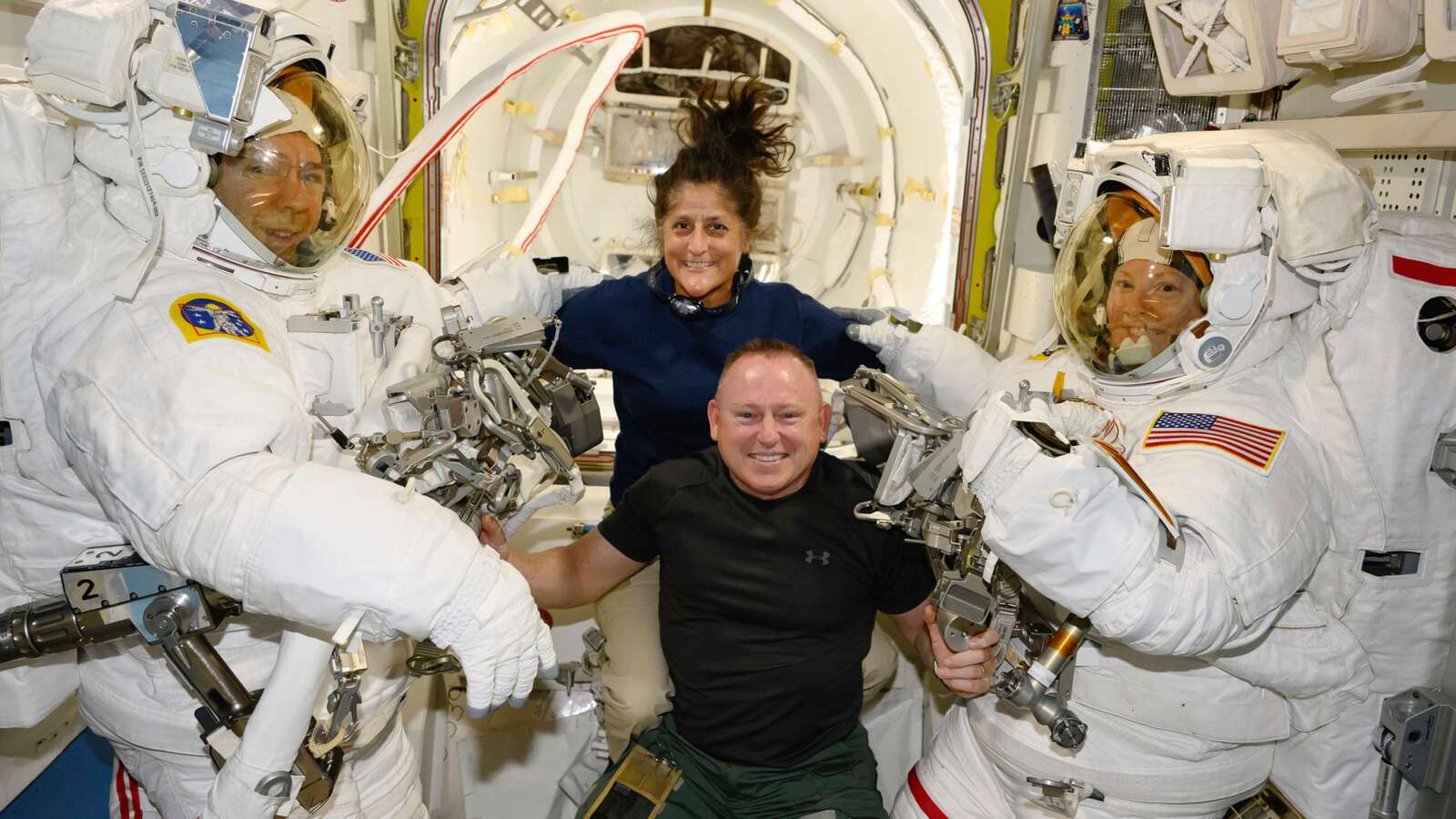 Stranded astronauts have just returned to a very different world