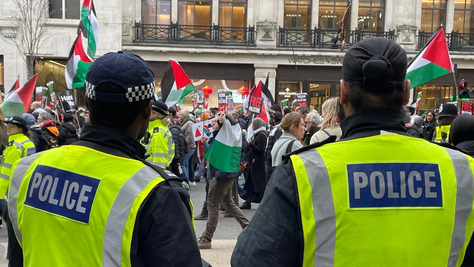 Pro-Palestinian protesters preventing police from 'looking after communities' - minister