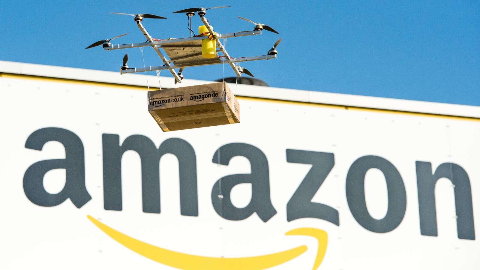 Amazon reveals location for launch of UK drone delivery service