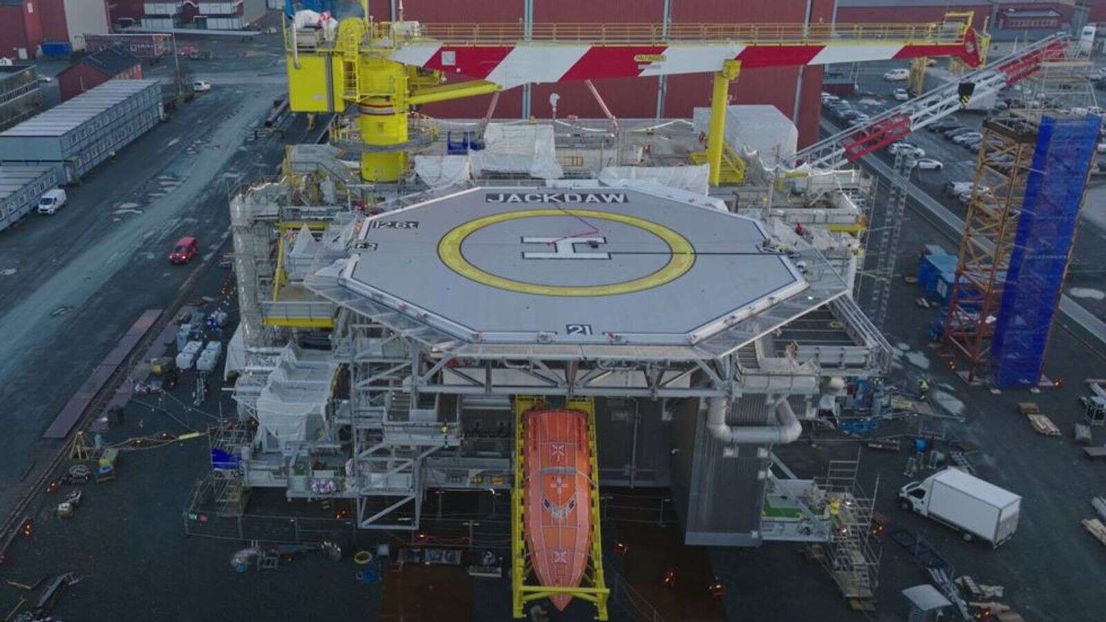 Shell to install Jackdaw gas platform in North Sea despite being blocked from drilling, Sky News understands