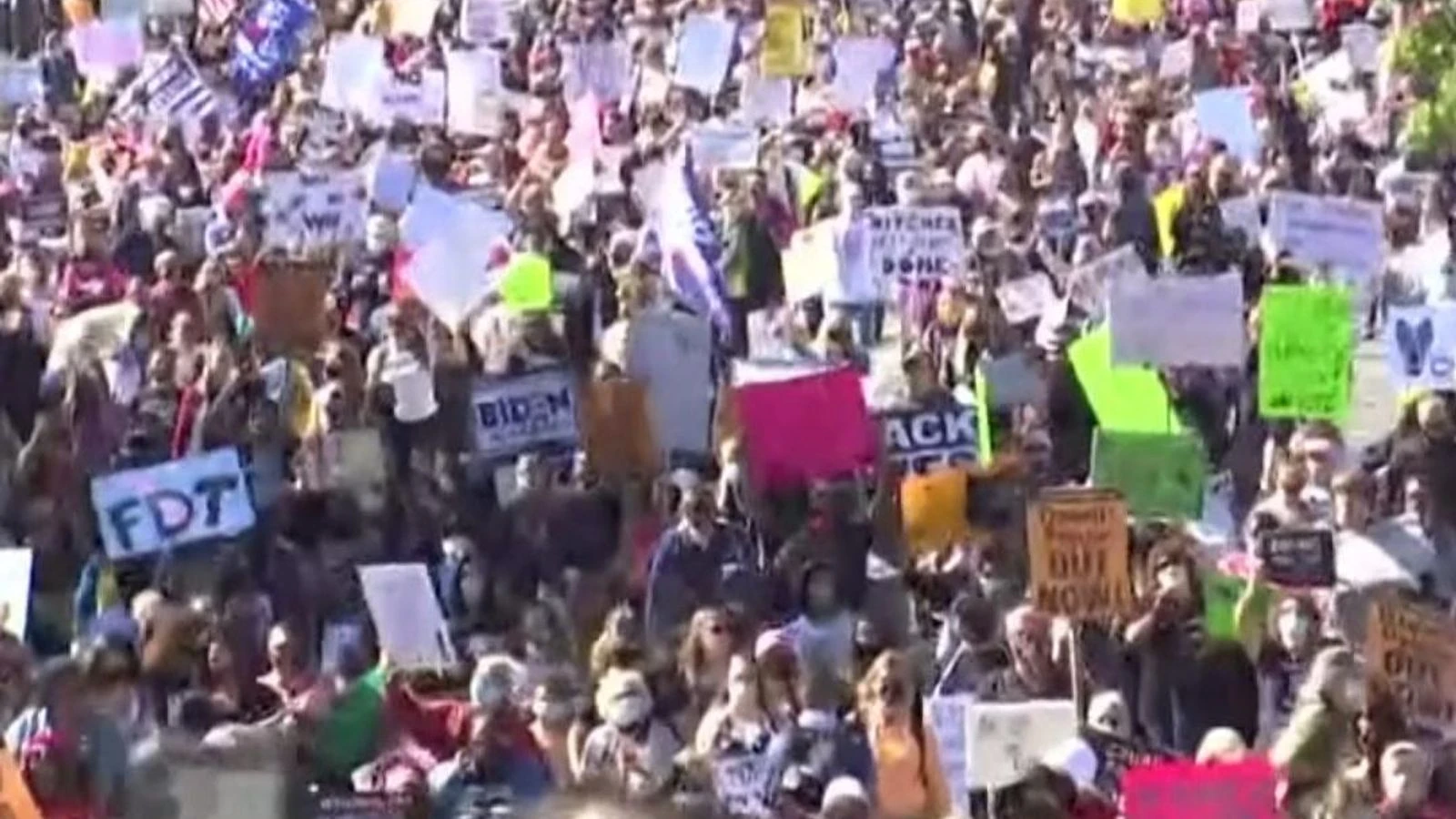 Women's march held in Washington DC