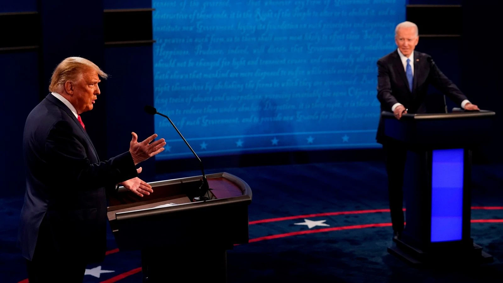 Biden and Trump clash over separated children