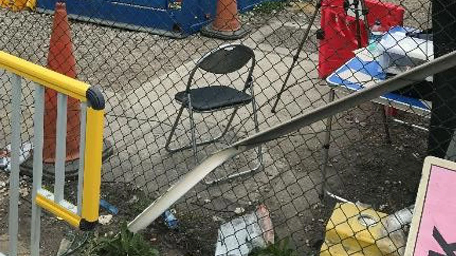 Migrants being processed at 'rubble-strewn building site', inspectors find