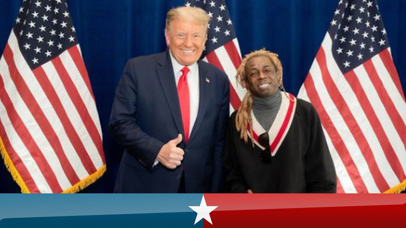 Rapper Lil Wayne endorses Trump and backs 'platinum plan'