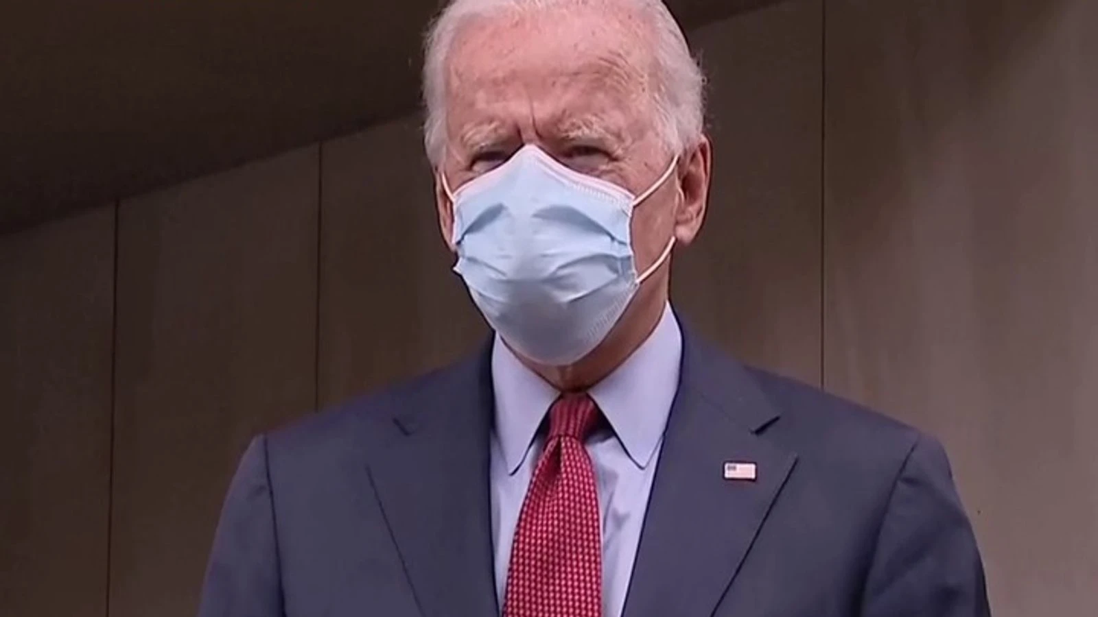 Biden votes and calls for looting to end