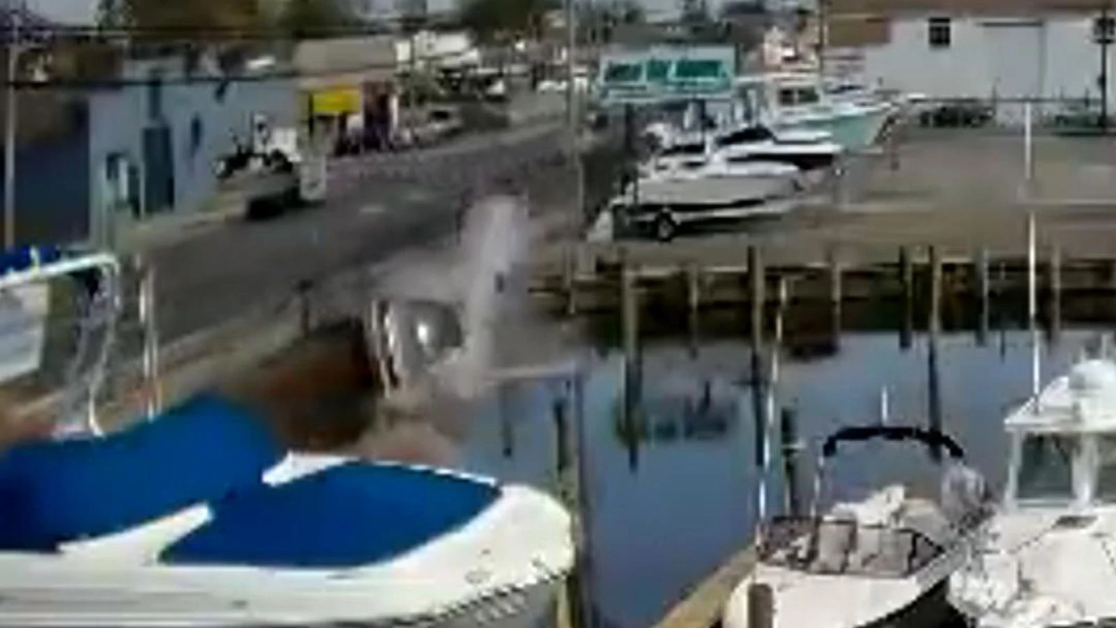 Elderly couple rescued from sinking car
