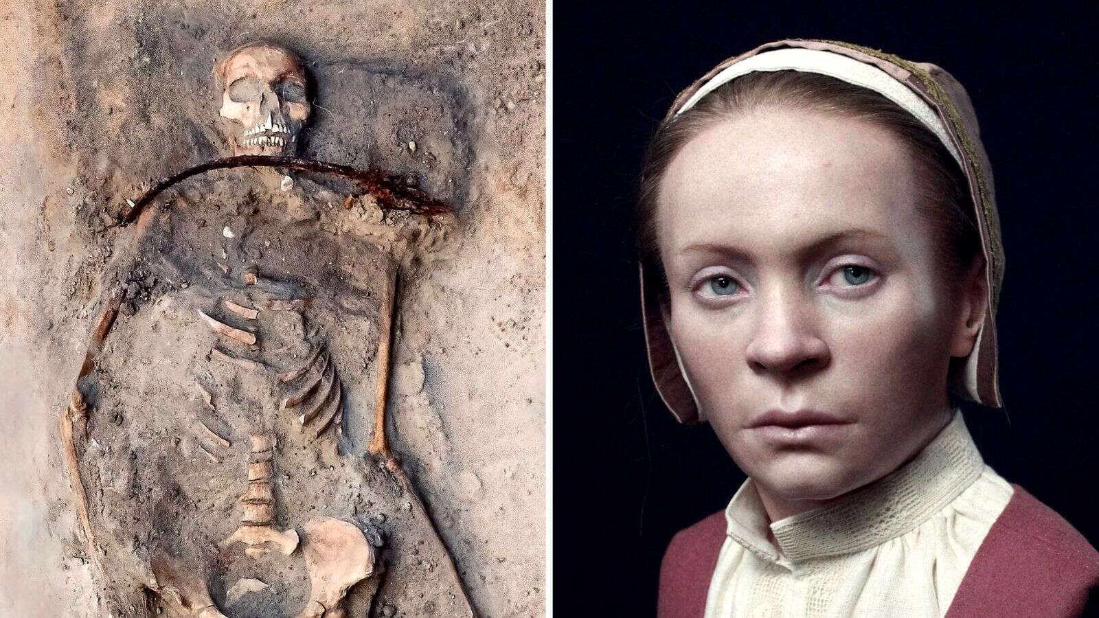 'Vampire' returns from the dead: Scientists rebuild the face of 400-year-old woman