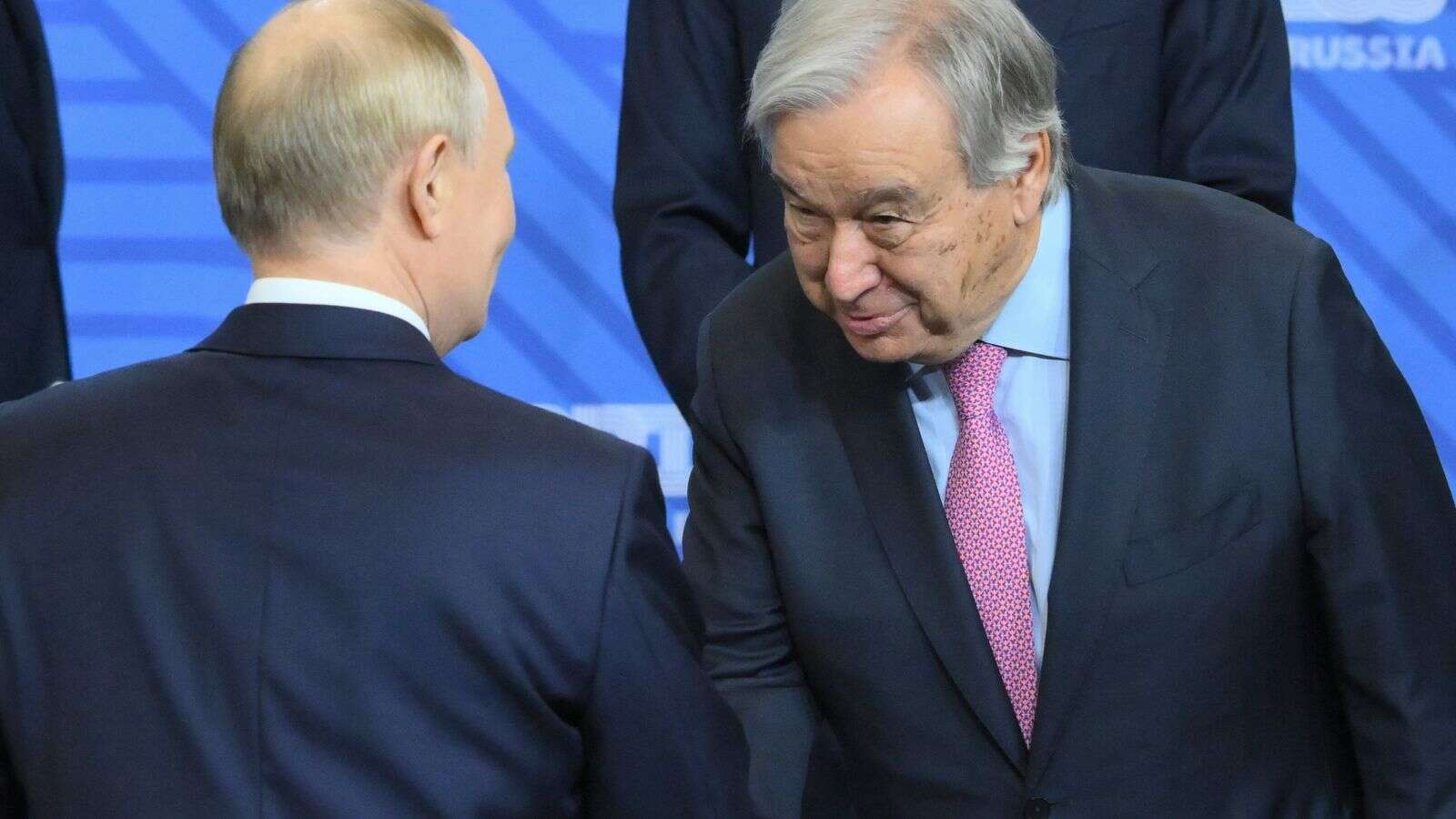 Why is the UN secretary general in Russia - incurring Ukraine's wrath?