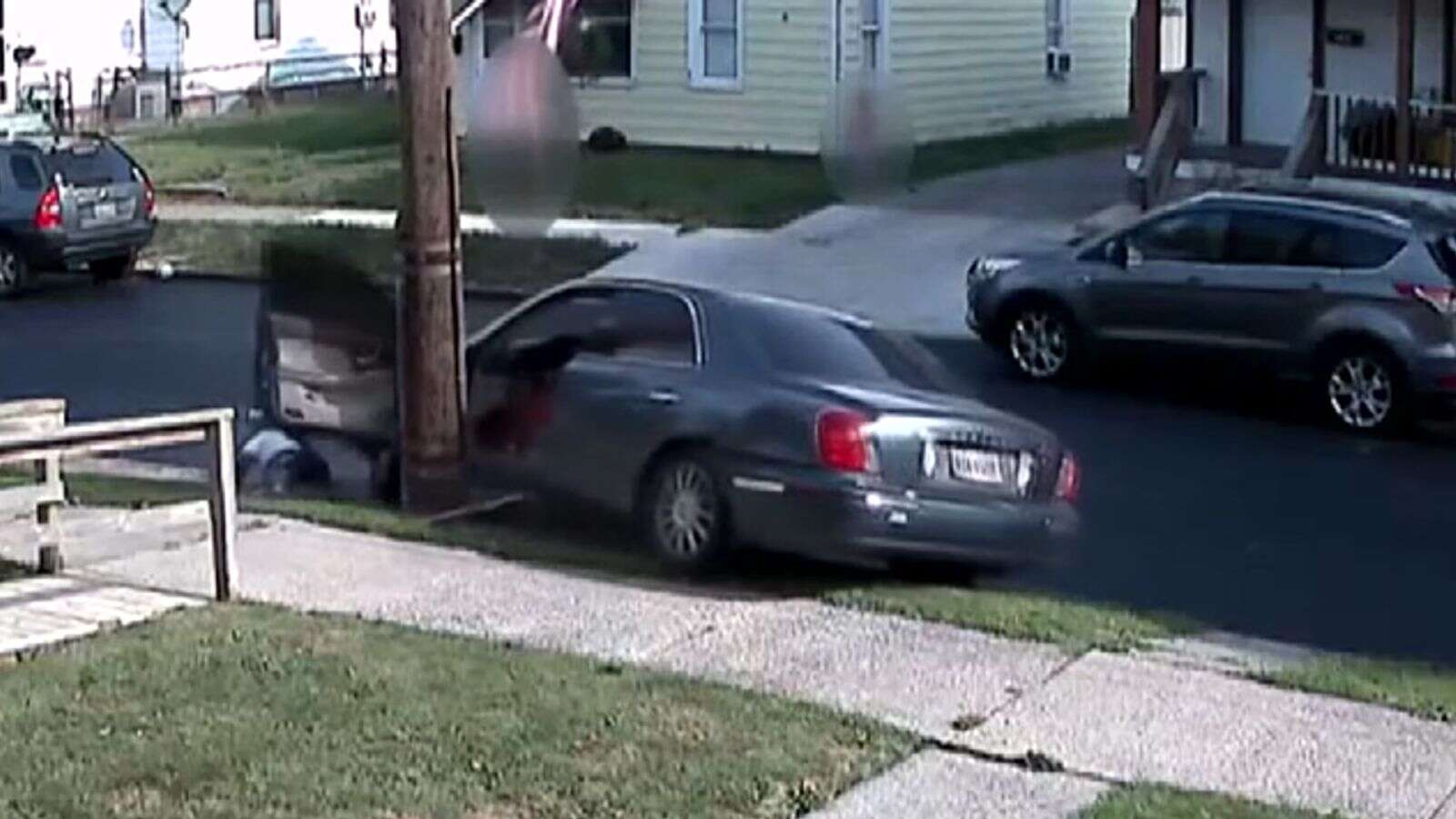 Boy, nine, accidentally runs dad over while learning to drive