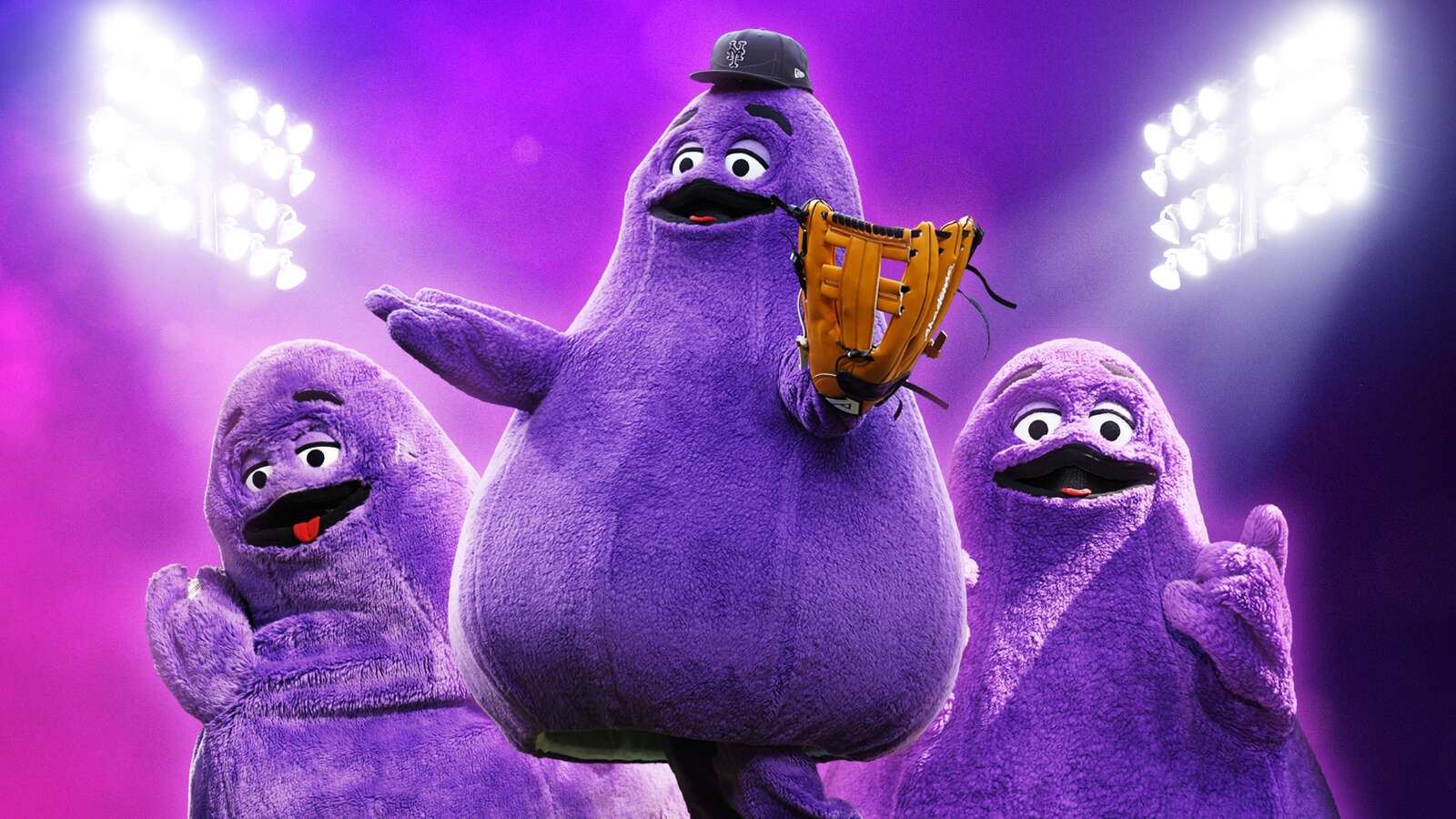 'Grimace is our God': The fuzzy purple mascot who became a sporting icon