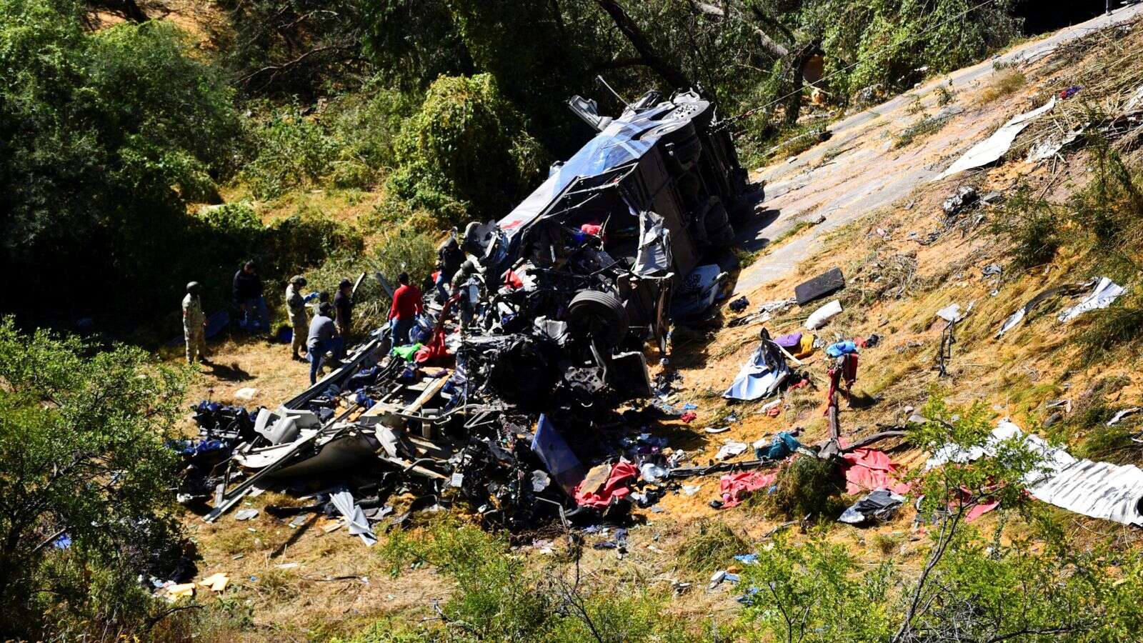 Dozens killed after bus tips over in Mexico