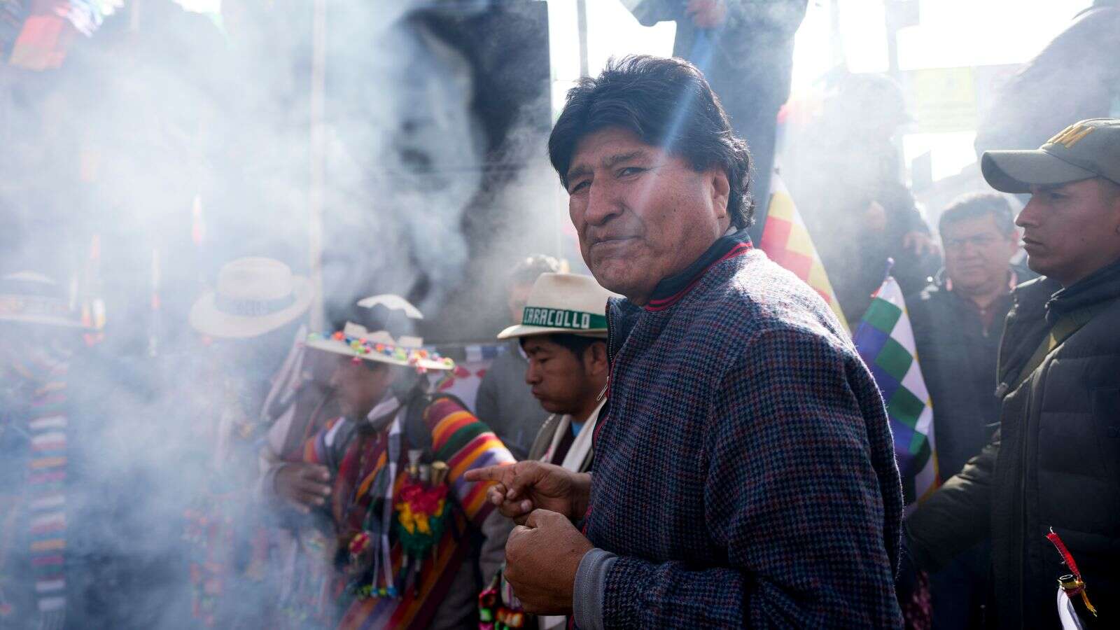 Bolivian ex-president says his car was shot at amid rising political tensions