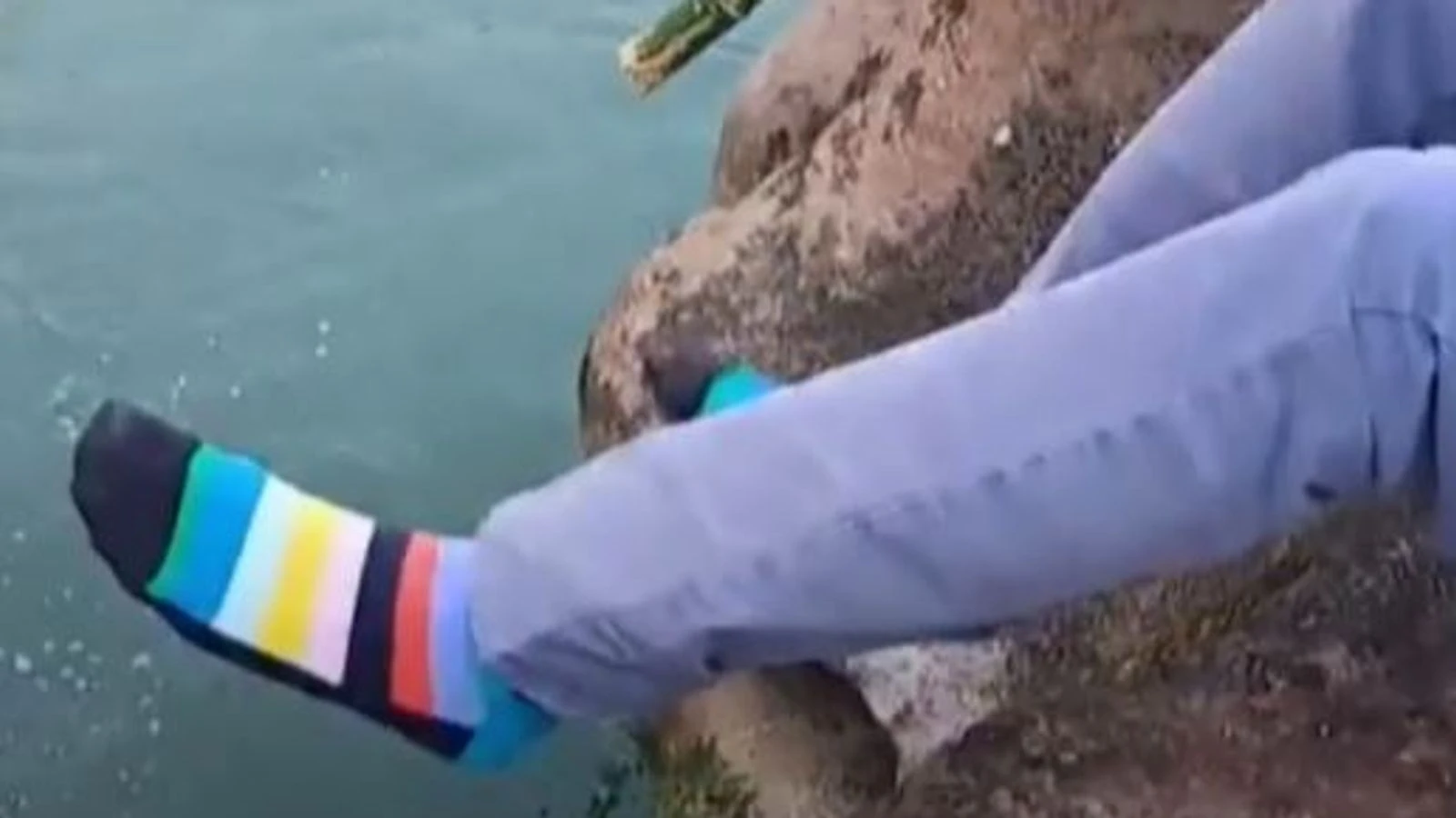Hero diplomat explains his stripey socks