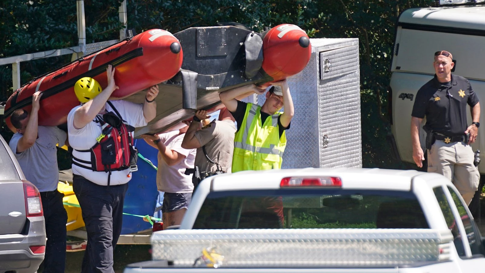 Body of seven-year-old found in river - days after tubing accident killed three of his relatives