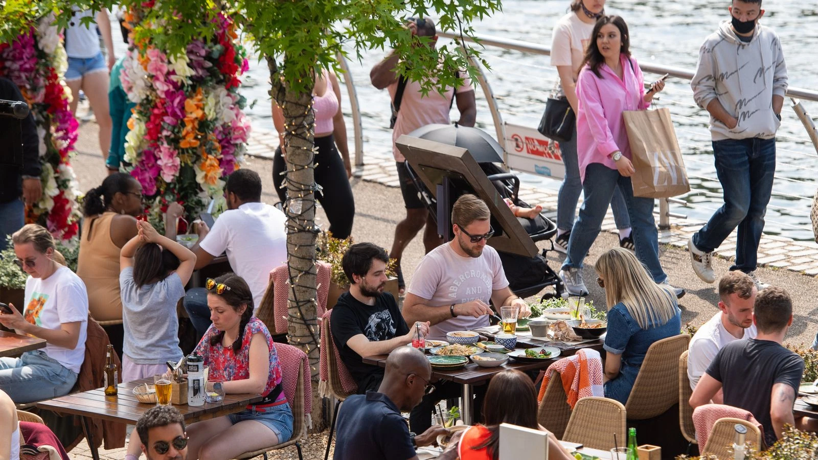 Pandemic economic data highlights half-term spending spike and hospitality job ads surge