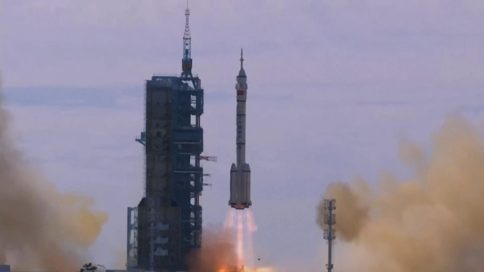 Lift off! China sends astronauts to new space station
