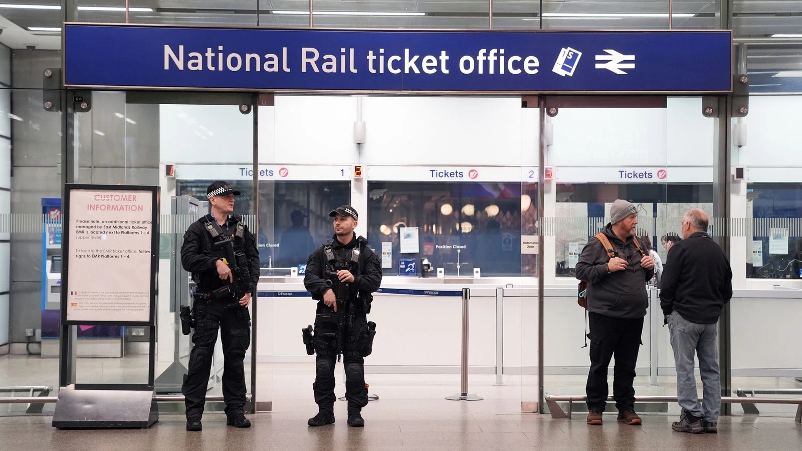 Government rules out airport-style security scanners at train stations following stabbing attack