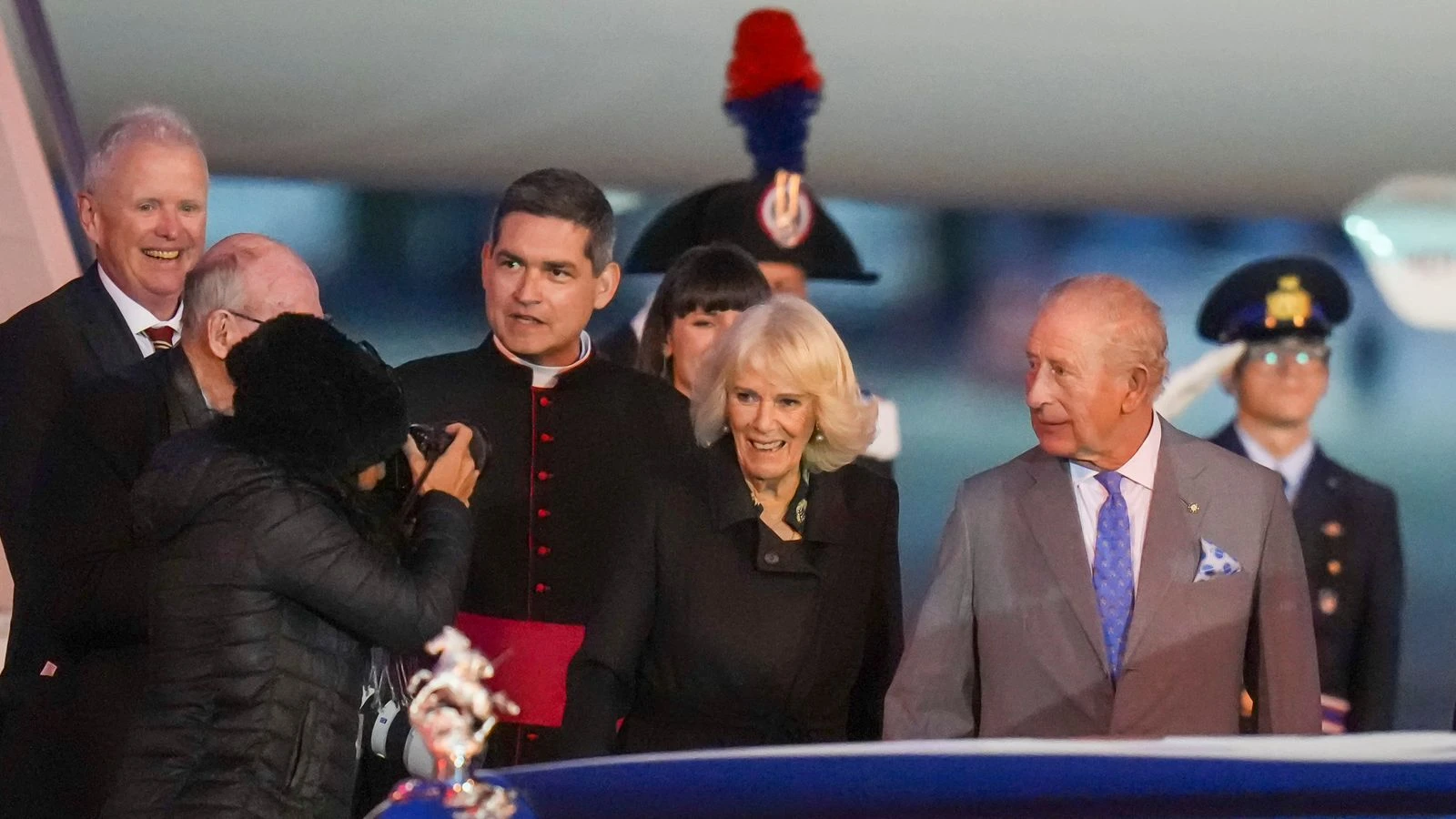King in Vatican for historic moment with Pope