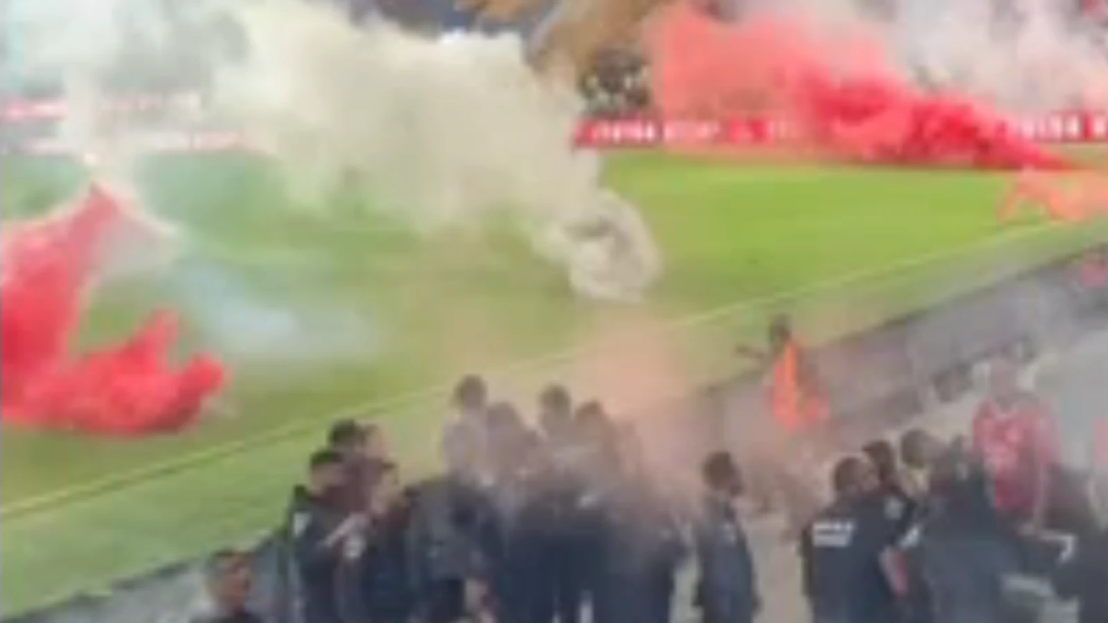 Tel Aviv football derby cancelled as 'violent riots' see nine arrested